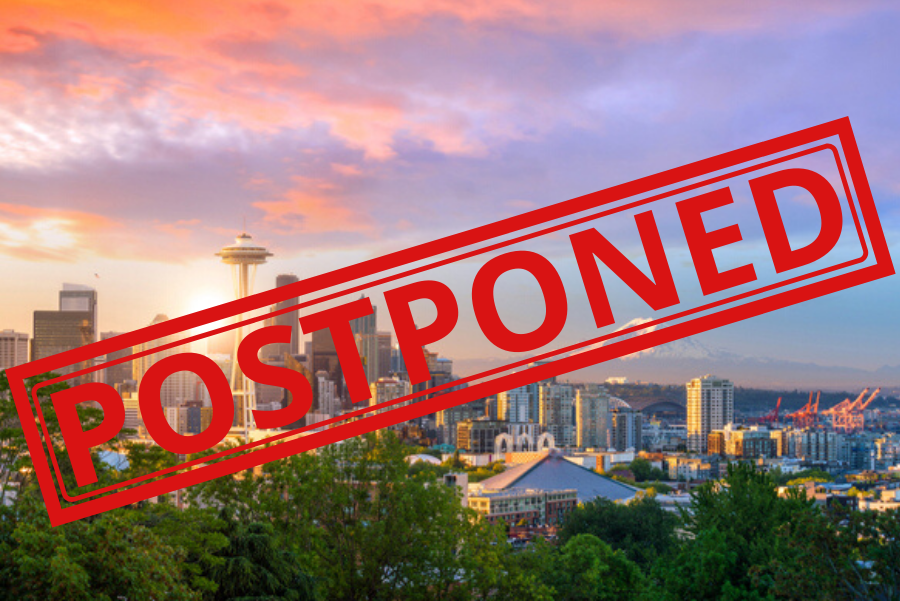 Seattle event - postponed